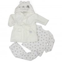 H33586: Baby Newbie Plush Dressing Gown & Pyjama Set (3-24 Months)